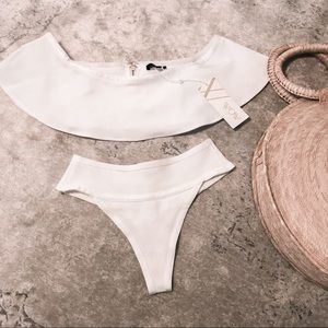 NWT Fashion Nova Swim / Bandage High Leg